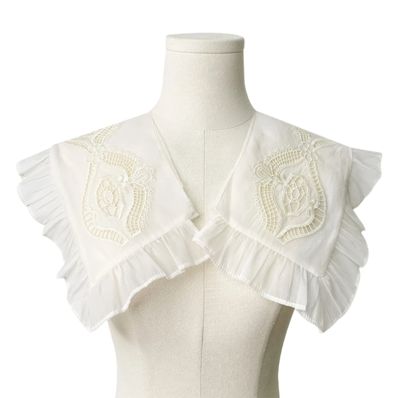 

Y166 модный воротник с рюшами, декоративный воротник, блузка, рубашка, аксессуар, декор для платья для девочек