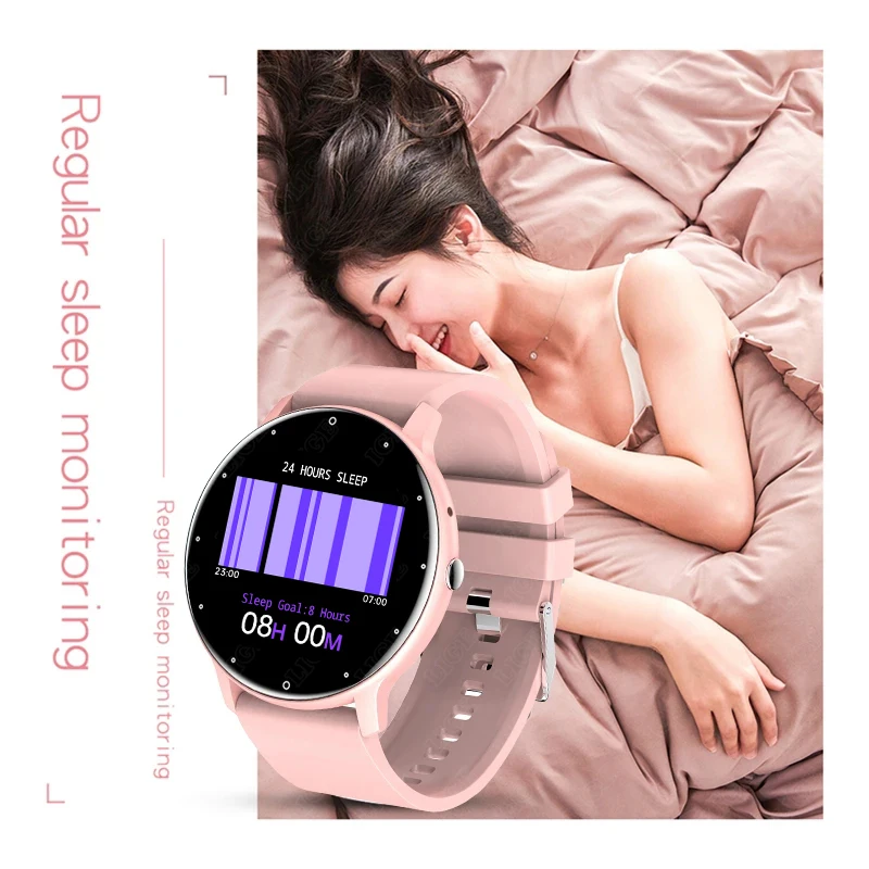 LIGE Унисекс Водонепроницаемые Умные Часы С Bluetooth Voice Assistant Фитнес-трекер