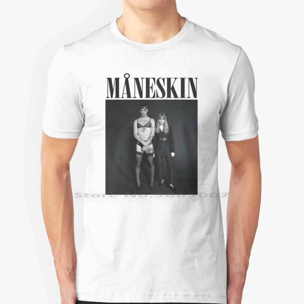

Сексуальная футболка Maneskin Mneskin из 100% хлопка Maneskin I Want To Be Your Slave Maneskin Iwbys Maneskin 2021 2021 Maneskin Zitti E