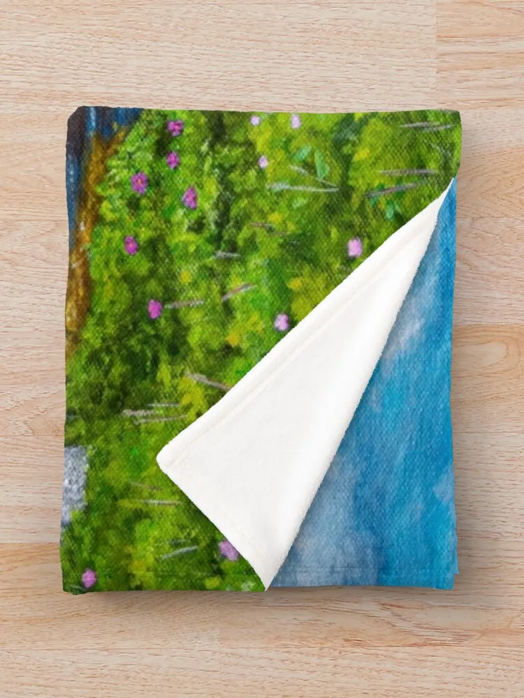 Рыбацкая ковдра Wharf Peggy's Cove Nova Scotia пушистое одеяло для декоративного дивана