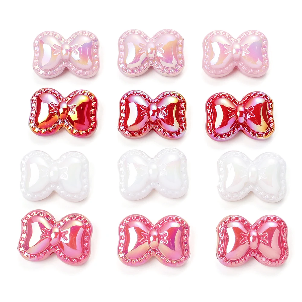 10 шт. разноцветные акриловые бусины для браслета