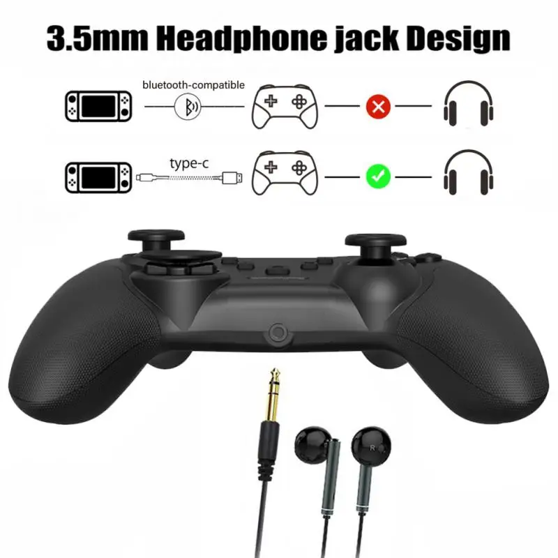 

Game Controller Abs Sensitivity Adjusted Ble4.0 Abs Comfortable Support Android6.0/ios11.0/pc Wireless Game Board
