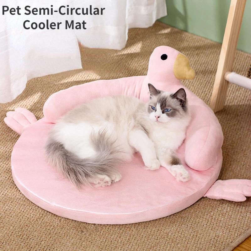 

New Summer pet cooler nest cat sofa Cats Ice Silk Cooling Blanket Cushion Pet Sofa Washable Pet Nest Kitten Puppy Supplies