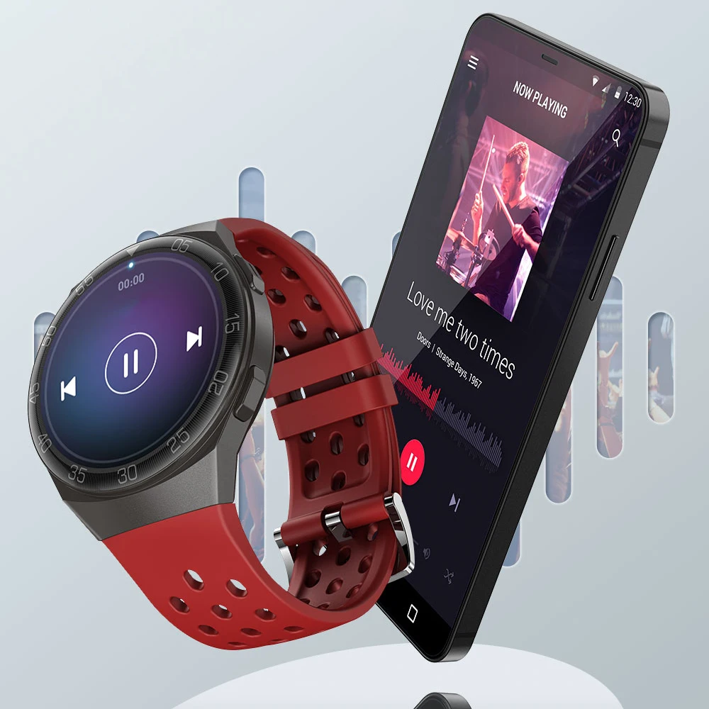 

GT2E Watch Men and Women IP68 Waterproof Smart Watches 24 Sports Mode Fitness Tracker MT68 Smartwatch for Xiaomi