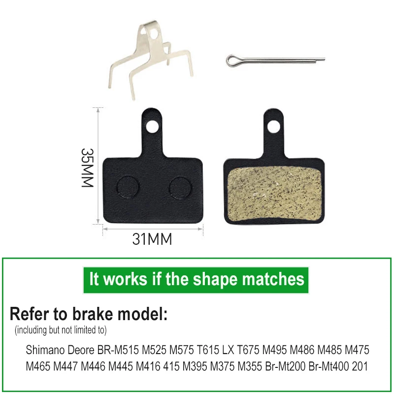 Дисковые Тормозные колодки для велосипеда Shimano B01S MT200 M400 MT500 M315 M525 M475 M485 M486 M495 M515 M975