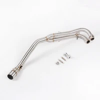 tmax530 slip on motorcycle front connect tube header link pipe stainless steel exhaust system for yamaha tmax500 530 2008 2016
