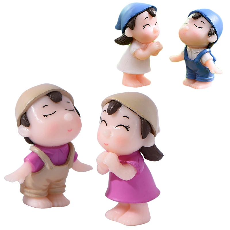 Resin Figurines Miniatures Fairy Garden Home Decor Desk Deco