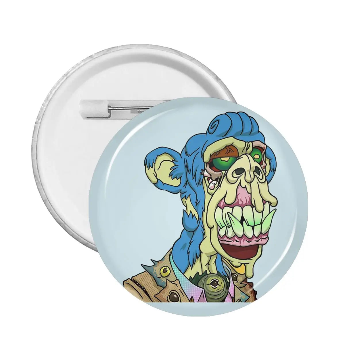 Нагрудная булавка с мягкой кнопкой для яхты клуба BAYC NFT брошь одежды креативные