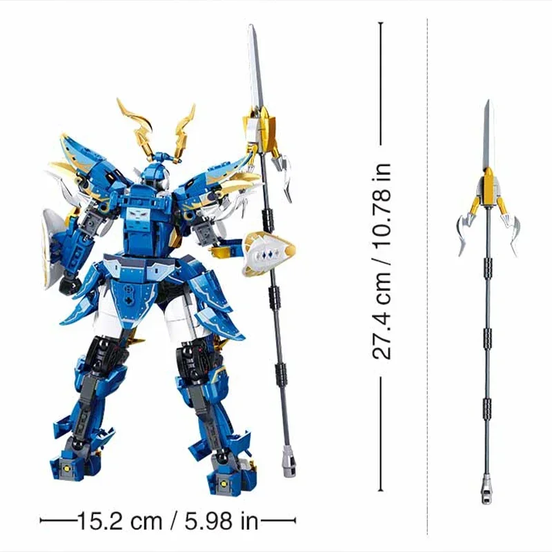 Конструктор Sluban Victory General Mech Zhao Yun потрясающая древняя серия строительные блоки