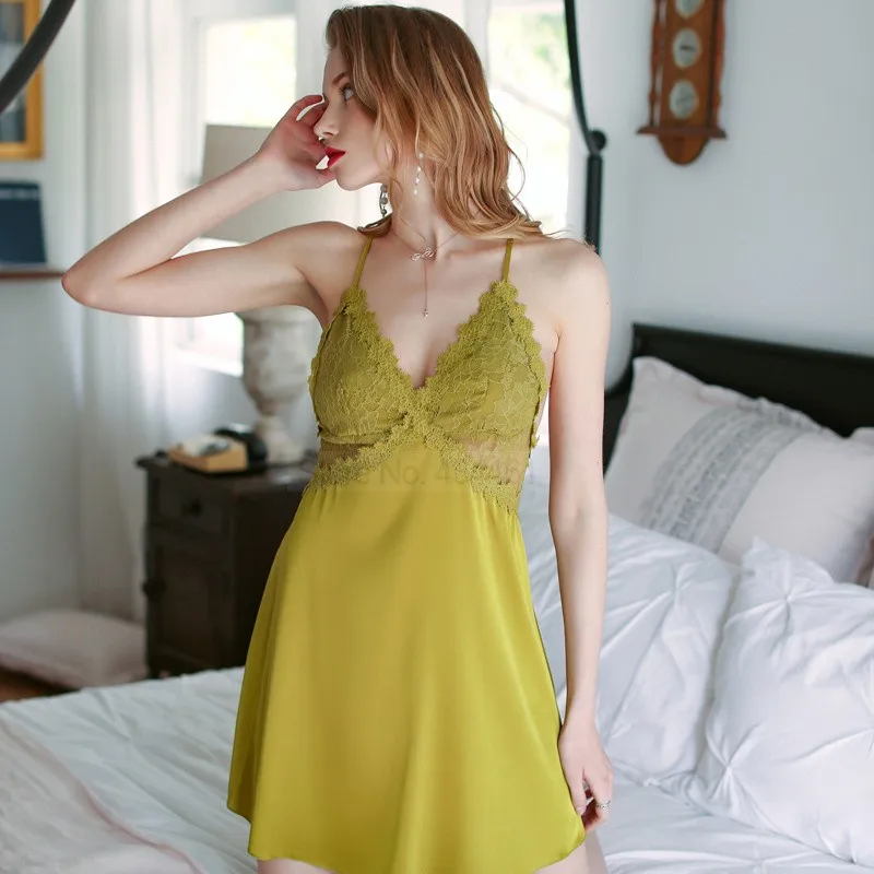 Женское нижнее белье кружевная одежда для сна в стиле пэчворк Женская