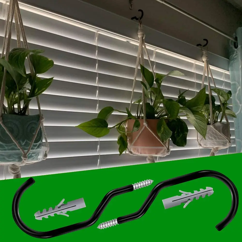 Warehouse Heavy Duty Bike Hooks Garage Storage Hooks Basement Tools Holder Wall and Ceiling Bicycle Hanger Home Accessories