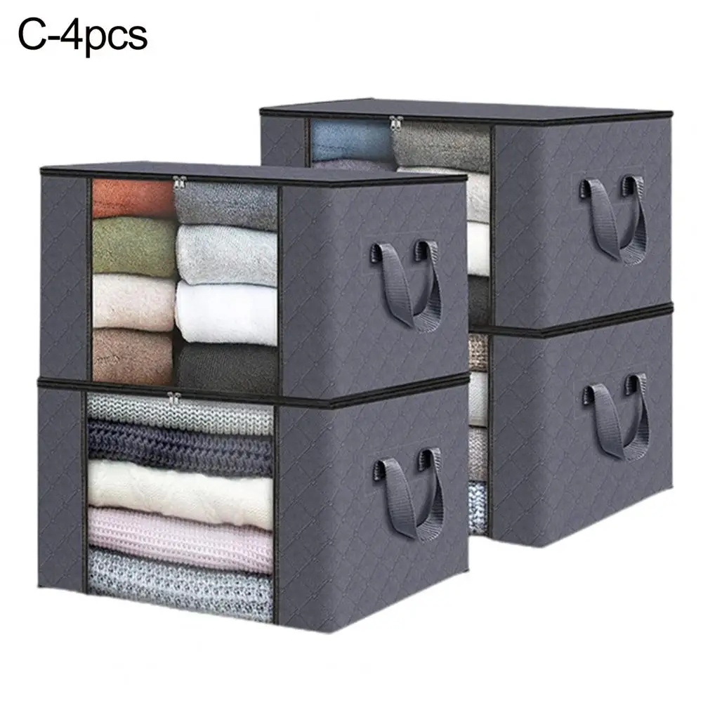 

Бокс для хранения одеял с двусторонней молнией сумка для хранения с окошком вместительные сумки для хранения одежды с окошком портативная ручка