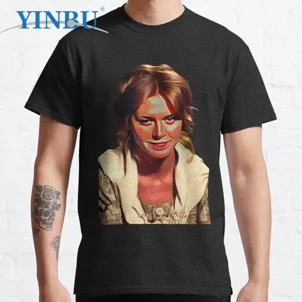 

Melinda Dillon 3 YINBU Brand High quality Men's short t-shirt 2023 Graphic Tee