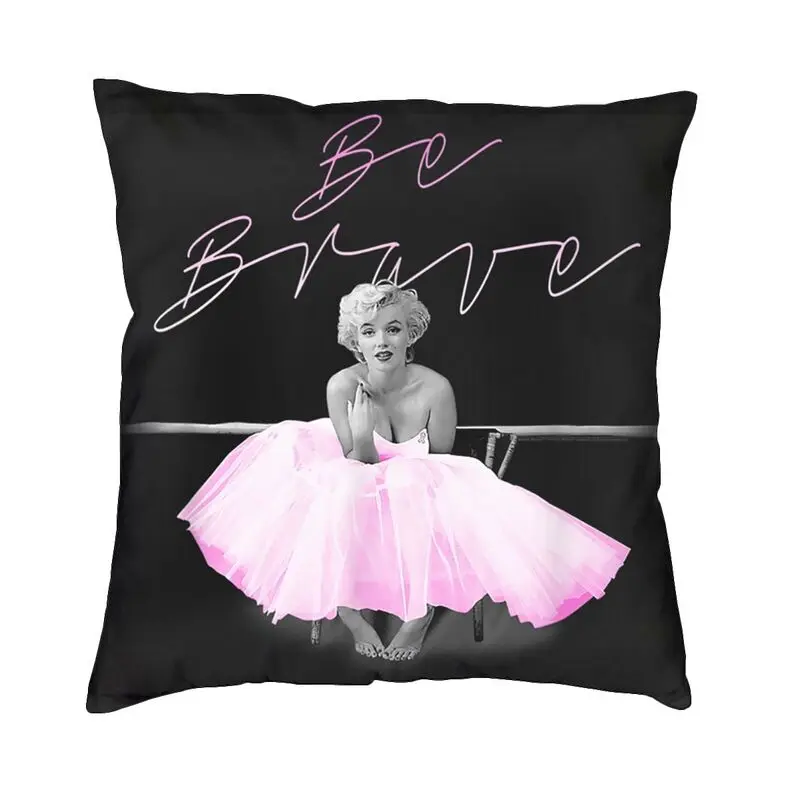 

Actress Marilyns Monroe Square Pillowcover Home Decor Model And Singer Cushion Cover Throw Pillow for Car Double-sided Printing