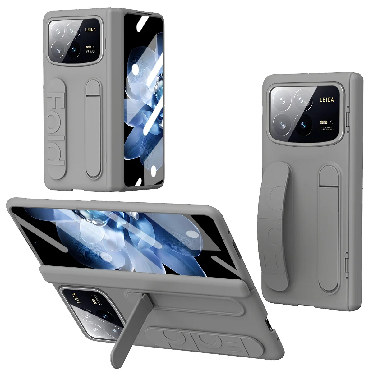 Матовый чехол с подставкой и кронштейном для Xiaomi Mix Fold 4 MixFold4 защитный откидной