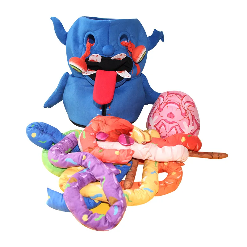 

Cute Monster Plush Toy Detachable Remove Human Body Anatomy Body Organ Toy for Kid Science Learning Kits for Student Baby Toys