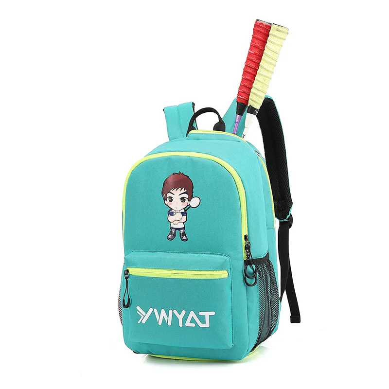 YWYAT Kids Badminton Backpack Large Capacity Multifunctional Youth Sports School Children Badminton Bag with Shoe Comparmten