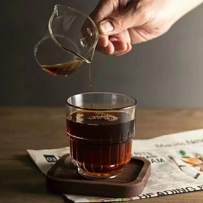 Термостойкие Стеклянные Кофейные Чашки 250 Мл/350 Мл Многослойная Зеркальная