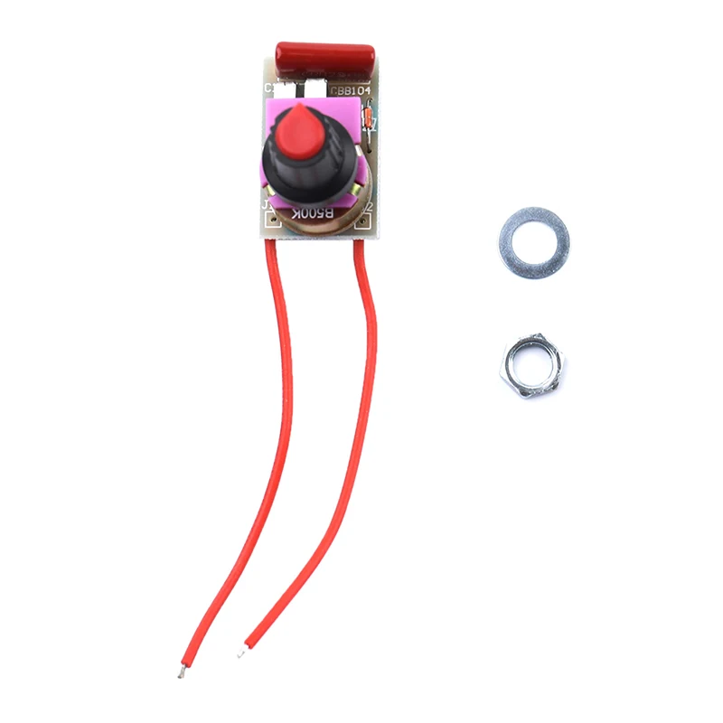 

100W Dimmer Module DIY Kit with Switch Potentiometer Speed Regulation Module for Arduino CA Dimming Speed Regulation Of AC Motor