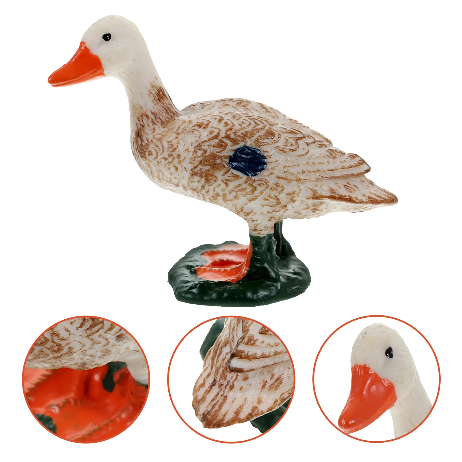 

Fairy Figurines Simulation Duckling Model Pond Lawn Ornament Landscaping Adornment Garden Statue Figurines