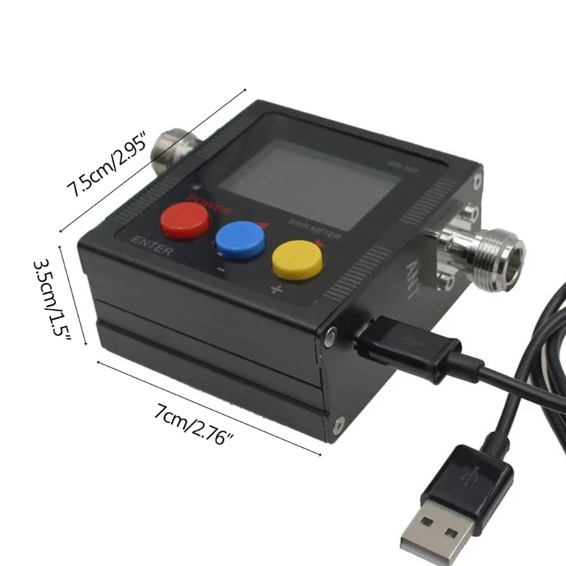 Walkie Talkie-Antenna Power SWR Meter Digital VHF UHF 125-525mhz SURECOM SW-102 Drop Shipping