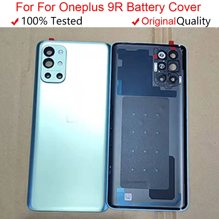 Оригинальная задняя крышка батарейного отсека для OnePlus 9R заднее стекло Oneplus