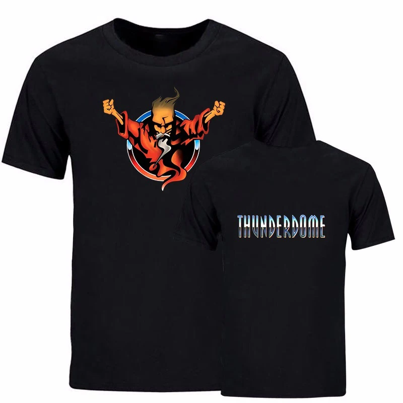 

Thunderdome T Shirt for Men Women Fashion Cotton T-Shirt Printing Hip Hop Summer Short Sleeve Tee Oversized Men's Clothing