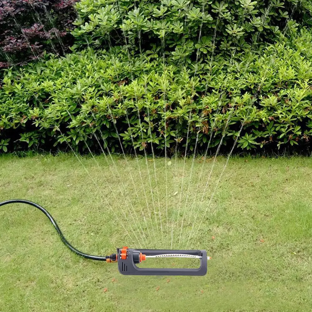 

Indestructible Oscillating Sprinkler Rustproof Automatic Swing Irrigation Sprinkler for Large Lawn and Garden gass
