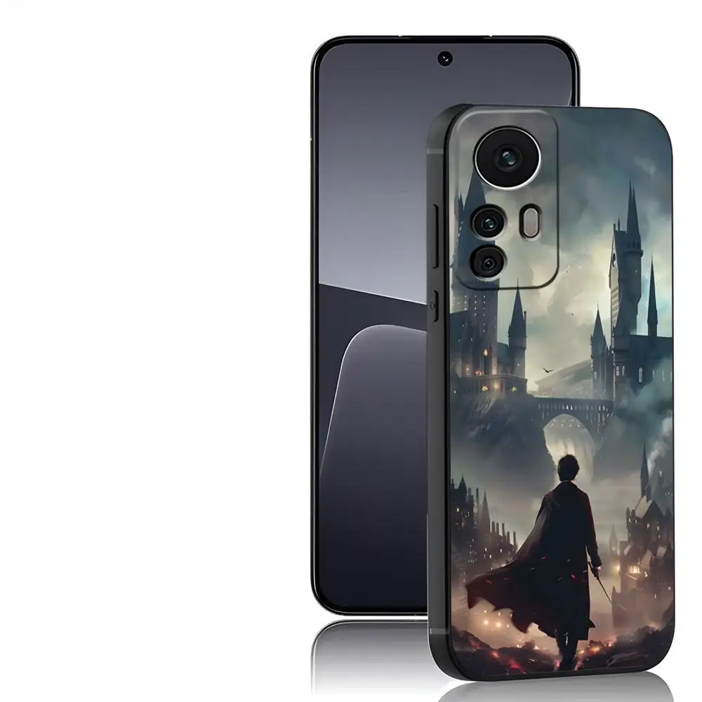 Чехол для телефона Гарри Поттер Xiaomi 14 13 12 11 POCO REDMI ПРИМЕЧАНИЕ Pro черный мягкий