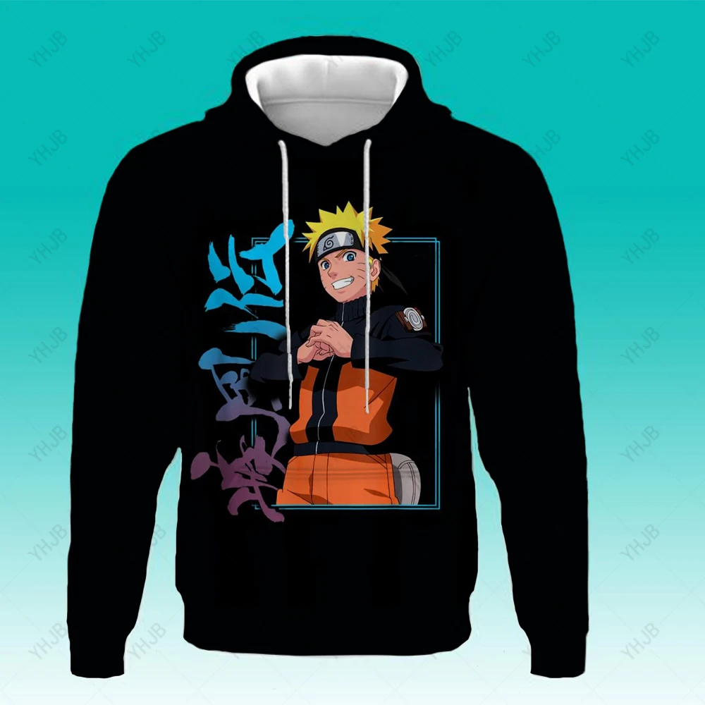 

2023 New Popular Japanese Anime 4T-14T Kakashi Children's Hoodie Sweatshirt Role-playing Costume Boys' Printed Hoodie Children