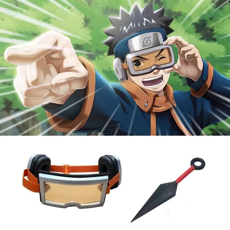 Bandai Naruto Uchiha Obito Косплей очки
