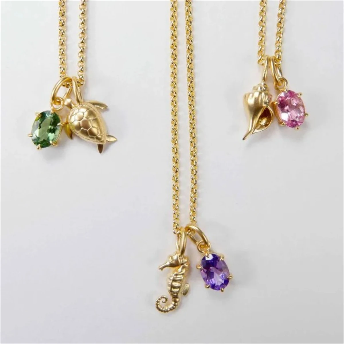 Летняя Пляжная Серия камень на день рождения подвеска сделай сам ожерелье Мама