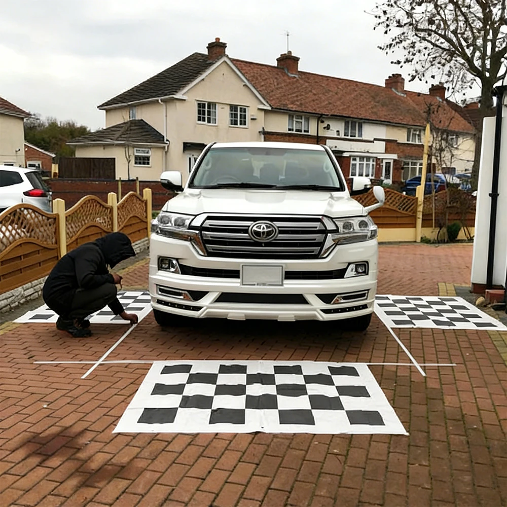 Калибровочная ткань Carsanbo 3D 2D для Car 360 °   Специальная ткань для отладки панорамных систем видеонаблюдения, опции 1.6x1.2м 4.4x1.2м 4.8x1.2м (art.: 3920d91c6e205) - 3920d91c6e205
