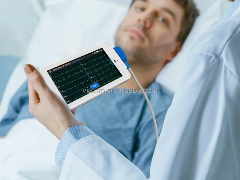 Wellue PCeccg 500 Портативный эксg-машина 12-проводной эксцептор Холтер-рекордер