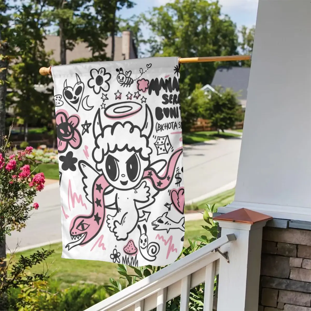 Пользовательский Reggae Ainger Karol G Bichota сезон Садовый флаг двусторонний внешний двор