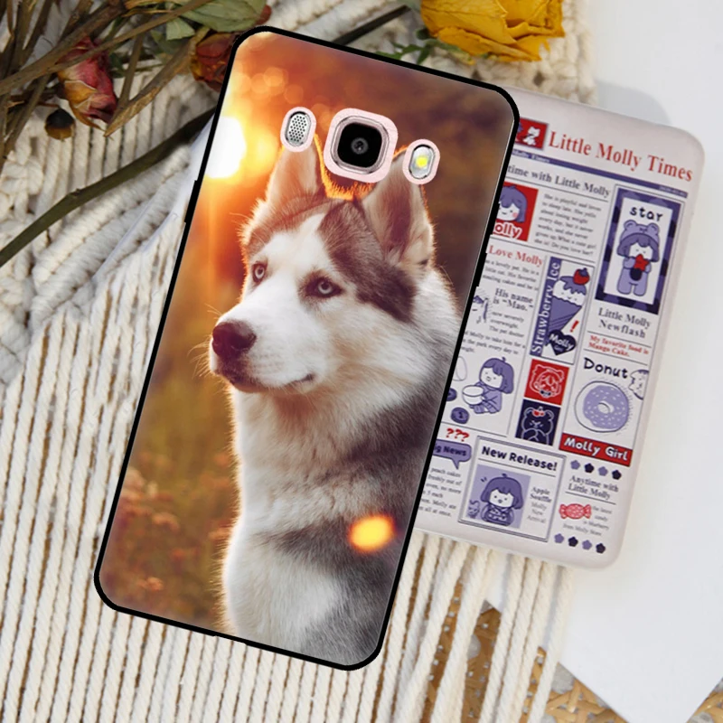 Animal Husky puppy Phone Case For Samsung A3 A5 2016 J3 J5 J7 2017 J8 A6 A8 J4 J6 Plus A9 2018 Cover Coque images - 6