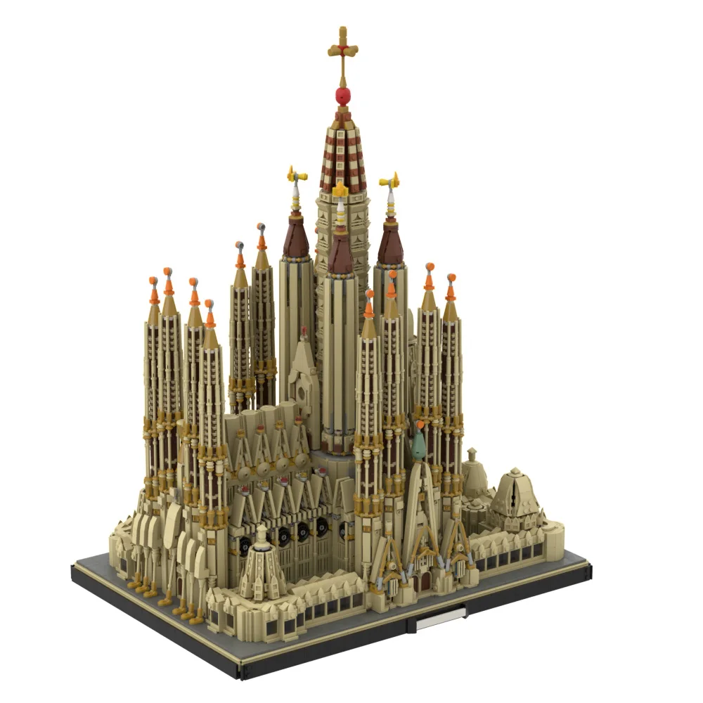 

Конструктор MOC Builidng конструктор испанский архитектура церковь Саграда семейство набор экскурсионных достопримечательностей Часовня Барселона Детская игрушка