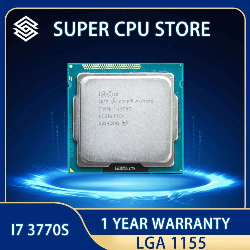 

Процессор Intel Core i7 3770S четырехъядерный 3,1 ГГц L3 = 8 Мб 65 Вт Разъем LGA 1155 процессор для настольного компьютера