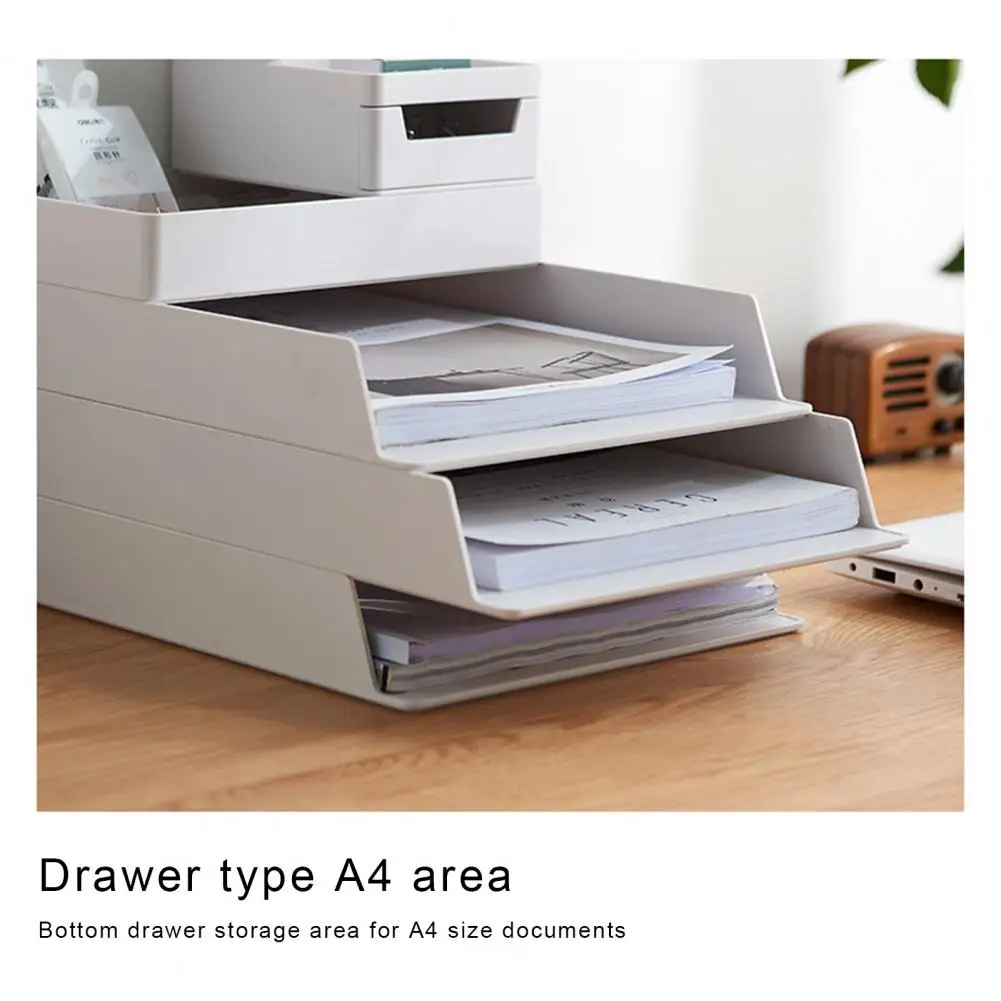 

Box Long-lasting Storage Jewelry Desktop Desktop File Store Rack Storage Rack Superimposed Convenient Organizer Desk Solid