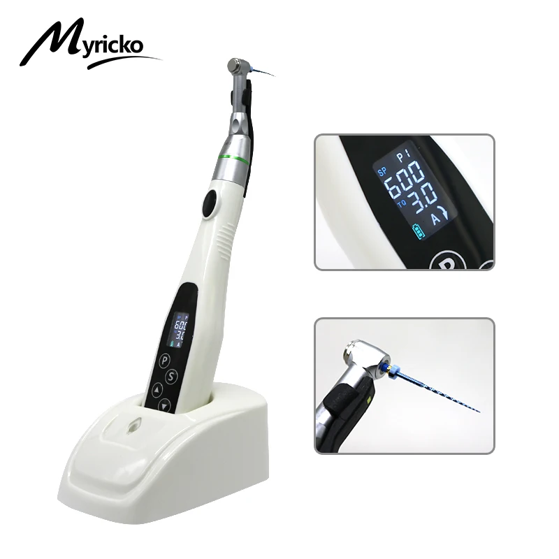Myricko Dental Equipment Wireless LED Endo Motor EndoMate EndoMotor 16: 1 Reduction Contra Angle Treatment Machine With File |