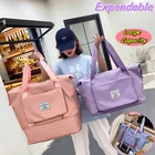 Вместительные складные дорожные сумки, водонепроницаемый чемодан, тоут, спортивная сумка для путешествий, мешок для хранения в тренажерном зале, йоги, хит продаж, унисекс