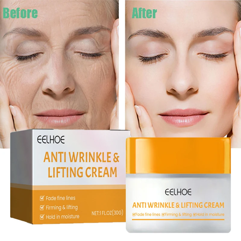 Snail Wrinkles Removal Face Cream Fade Fine Lines Lifting Firming Anti-Aging Whitening Brighten Moisturizing Skin Care Products