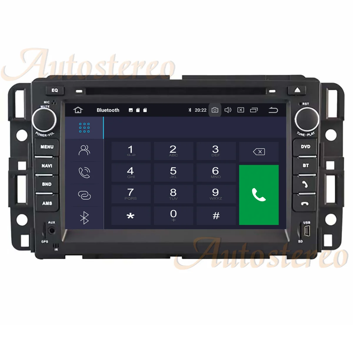 Для Hummer H2 2008-2011 Android13 4 + 64 мультимедийный плеер авторадио магнитофон