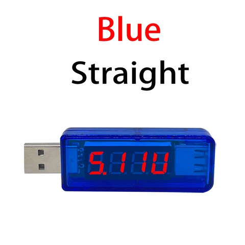 Digital USB Charging Current and Voltage Tester Mini USB Charger Voltage Meter Current Meter LED Display Screen