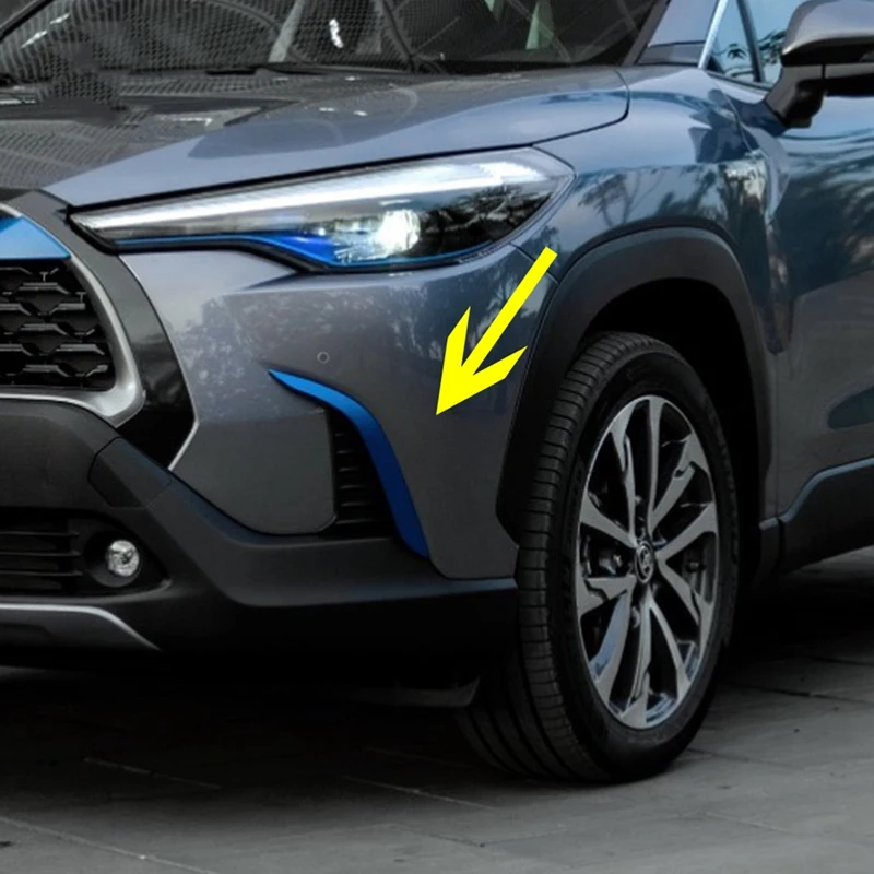 Автомобильная передняя противотуманная фара ABS отделка бампера украшение Tirm для