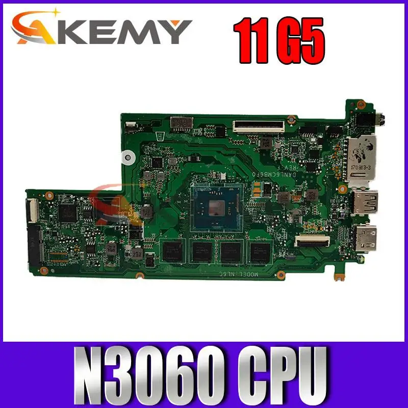 

Laptop PC Notebook for HP CHROMEBOOK 11 G5 MAIN BOARD CELERON N3060 CPU MOTHERBOARD DANL6CMB6F0
