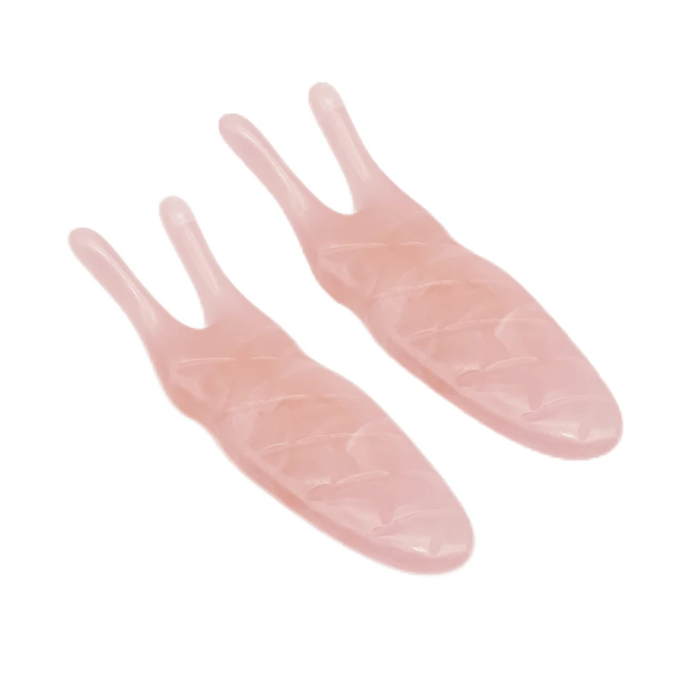 

2PCS Worm Shape Resin Nose Massager Promote Blood Circulation For Trigger Point Therapy Pedicure Gua Sha Board Nose Lifting Tool