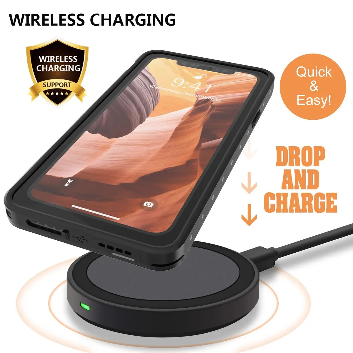 Водонепроницаемый чехол для iPhone 13 12 Pro Max с полной защитой от снега подводный 11 XS MAX