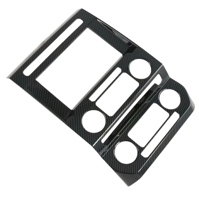 

Внутренняя Рамка навигации из углеродного волокна, крышка навигационной рамки, обшивка для Ford F150 F-150 2015-2019