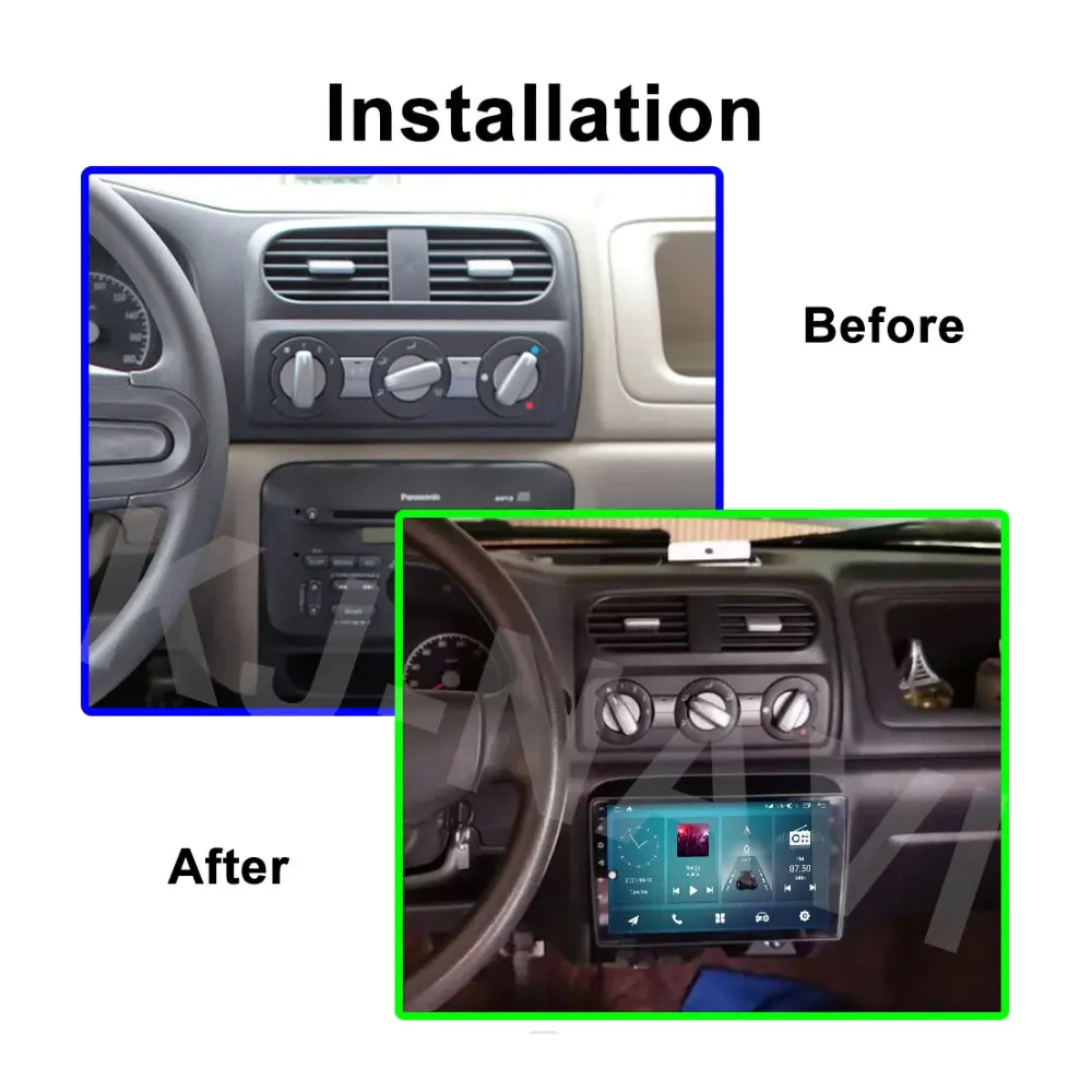 9 &quotAndroid 14 для Suzuki Wagon 2004-2012 Автомобильный радиоприемник Мультимедийный